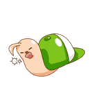 Snail with hat（個別スタンプ：16）