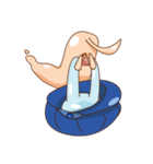 Snail with hat（個別スタンプ：18）
