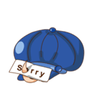 Snail with hat（個別スタンプ：20）