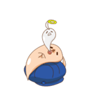 Snail with hat（個別スタンプ：24）