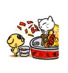 Puppy ＆ Kitty - Festival（個別スタンプ：4）