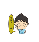 ordinary little man ＆ Magic pet（個別スタンプ：3）