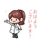 乳腺外科医のお仕事スタンプ（個別スタンプ：1）