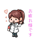 乳腺外科医のお仕事スタンプ（個別スタンプ：3）