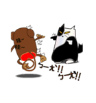 Bad guys - monkey and cat（個別スタンプ：14）