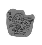 Hug gun na（個別スタンプ：8）