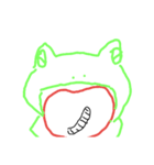 frog frog green（個別スタンプ：6）