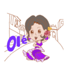 flamenco dance girl 2（個別スタンプ：2）