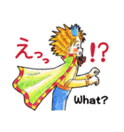 ロケット王子 日本語/英語（個別スタンプ：9）