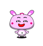 Pink Small Bunny（個別スタンプ：4）