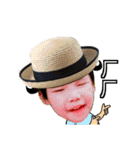 Kid with cat and French bull dog（個別スタンプ：25）