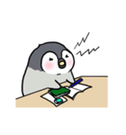動く▷勉強がんばるペンギン君（個別スタンプ：8）