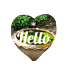 Heart lotus text（個別スタンプ：1）