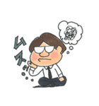 Glasses men 2（個別スタンプ：7）