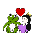 Confessions frog and princess（個別スタンプ：1）