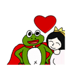 Confessions frog and princess（個別スタンプ：16）