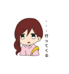 無口女子（個別スタンプ：2）