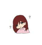 無口女子（個別スタンプ：7）