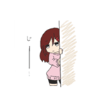 無口女子（個別スタンプ：8）