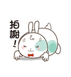 Happy Little Rabbit -A-Bao（個別スタンプ：25）