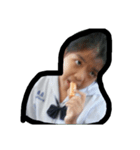 Fah likes sausages Ver. frame（個別スタンプ：5）
