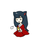 黒猫娘（個別スタンプ：9）