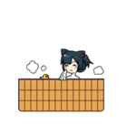 黒猫娘（個別スタンプ：39）