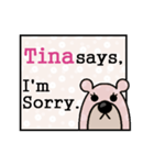 Tina Says（個別スタンプ：13）