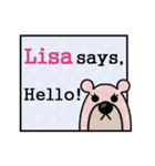 Lisa Says（個別スタンプ：1）