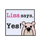 Lisa Says（個別スタンプ：2）