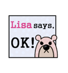 Lisa Says（個別スタンプ：4）