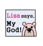 Lisa Says（個別スタンプ：10）