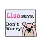 Lisa Says（個別スタンプ：11）