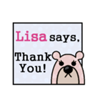 Lisa Says（個別スタンプ：12）