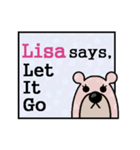 Lisa Says（個別スタンプ：14）