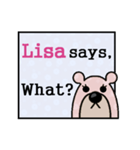 Lisa Says（個別スタンプ：16）