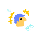 Mr. kao and his friend（個別スタンプ：6）
