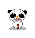 雪パンダ（個別スタンプ：4）