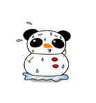 雪パンダ（個別スタンプ：5）