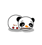 雪パンダ（個別スタンプ：6）