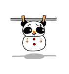 雪パンダ（個別スタンプ：7）