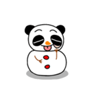 雪パンダ（個別スタンプ：8）