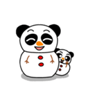 雪パンダ（個別スタンプ：10）