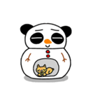 雪パンダ（個別スタンプ：11）