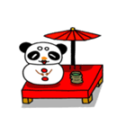 雪パンダ（個別スタンプ：13）