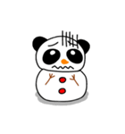 雪パンダ（個別スタンプ：16）