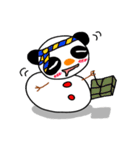 雪パンダ（個別スタンプ：27）
