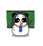雪パンダ（個別スタンプ：35）