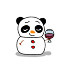 雪パンダ（個別スタンプ：38）