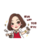 Eyebrows Artist Angel eyebrows（個別スタンプ：18）
